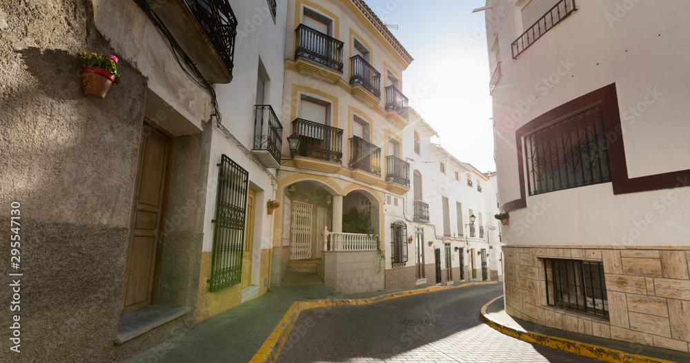 Obraz premium The Countryside Town of Lubrin, Spain by Summer