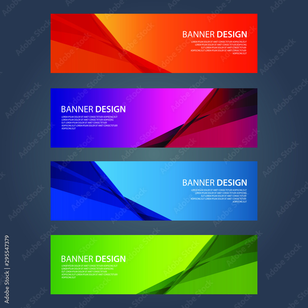 Fototapeta premium Vector Abstract design banner web templateVector Abstract design banner web templateVector Abstract design banner web templateVector Abstract design banner web template