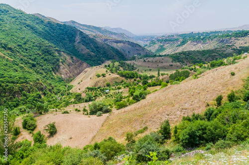 Landscape near Geghard monastery in Armenia