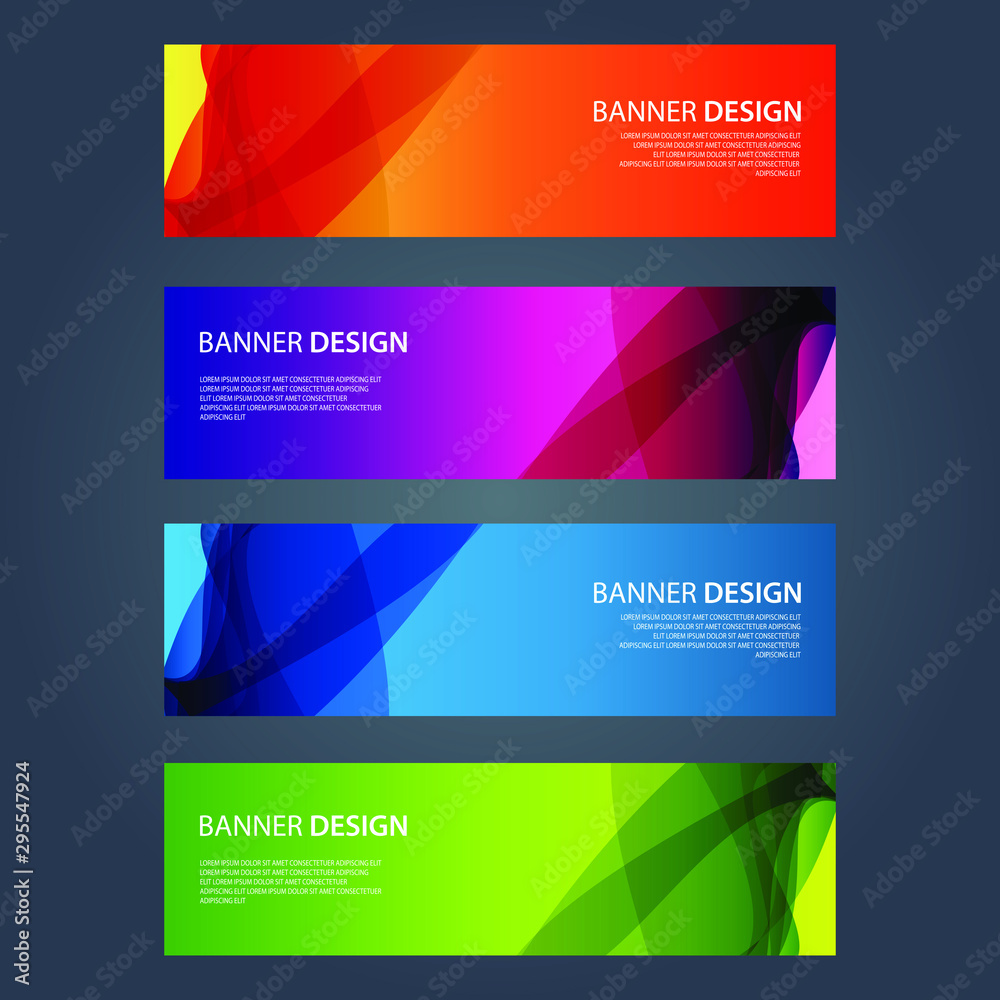 Fototapeta premium Vector Abstract design banner web templateVector Abstract design banner web templateVector Abstract design banner web templateVector Abstract design banner web template