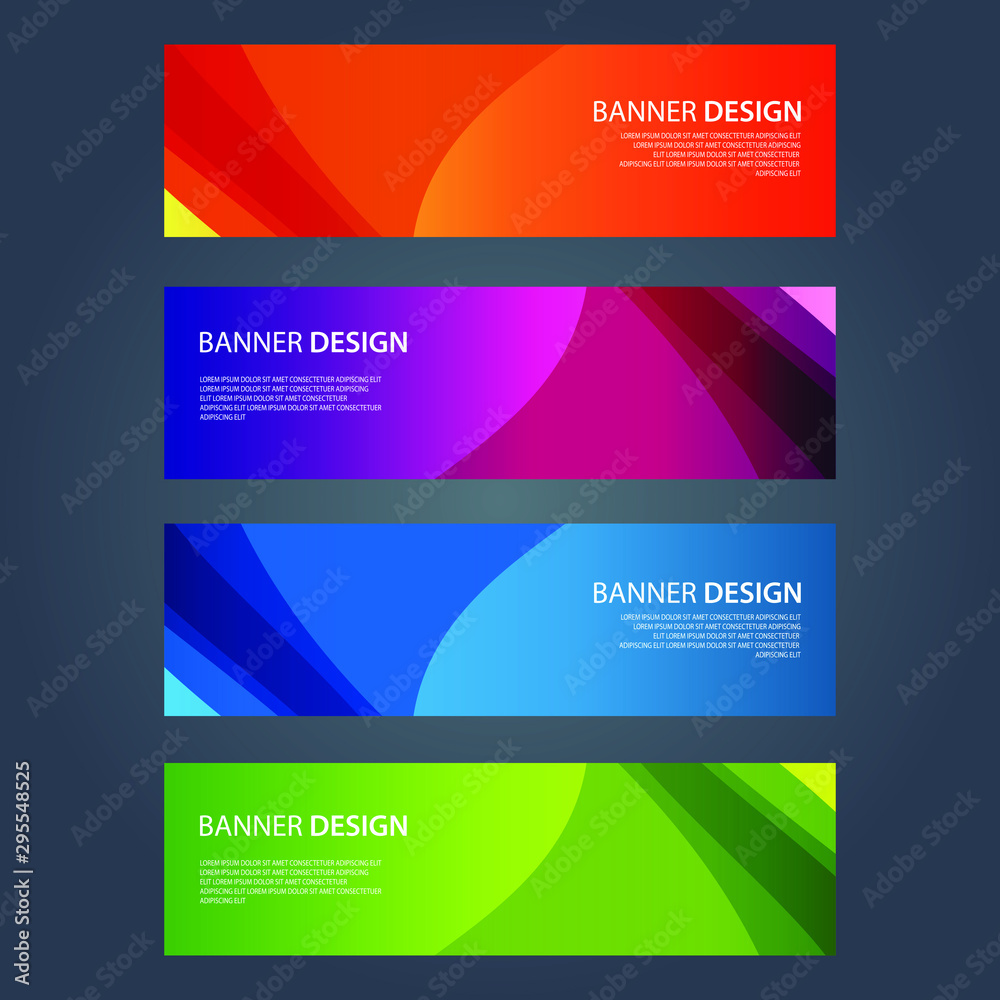 Fototapeta premium Vector Abstract design banner web templateVector Abstract design banner web templateVector Abstract design banner web templateVector Abstract design banner web template