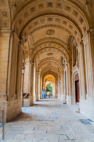 Archway in Valletta, capital of Malta