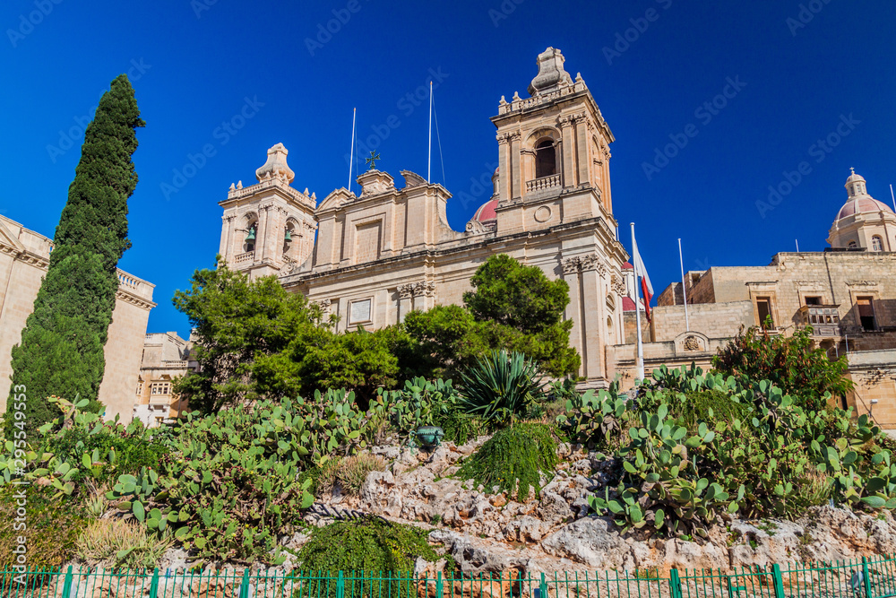 St. Lawrence's Church in Birgu town, Malta
