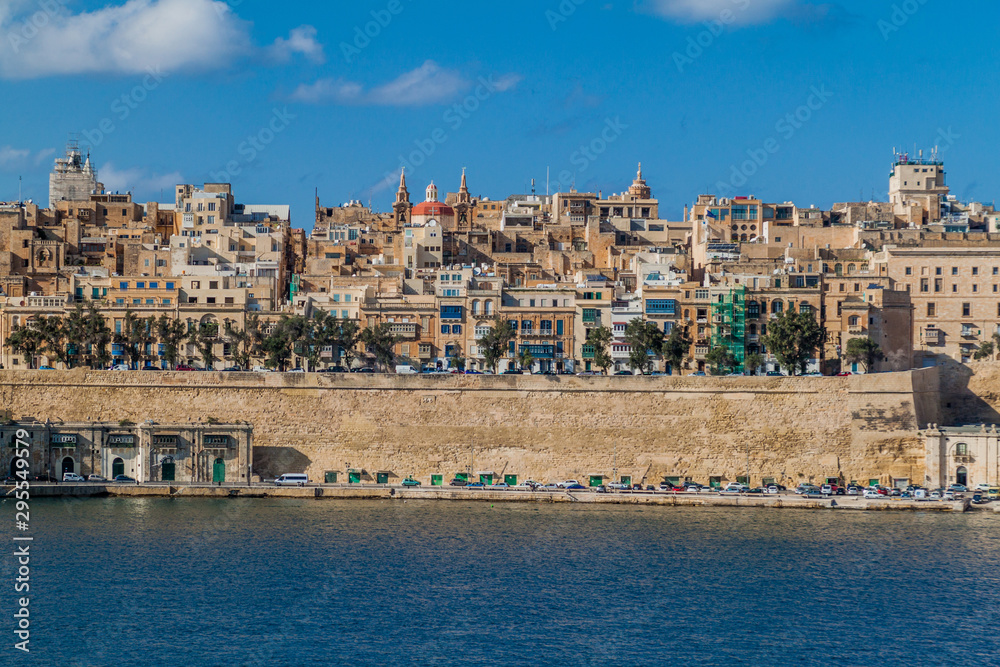 Skyline of Valletta, capital of Malta