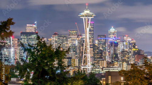 Seattle  Washington. USA. Downtown skyline.