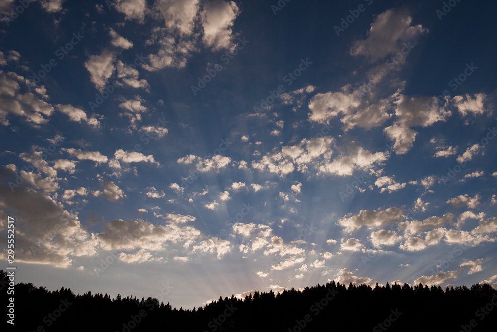 Obraz premium dramatic sky and clouds