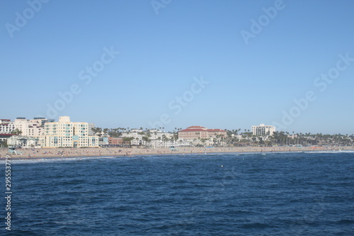 panoramic view of beach city