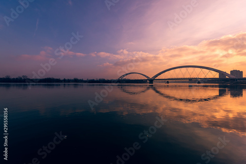 sunset on river © Zoran Jesic