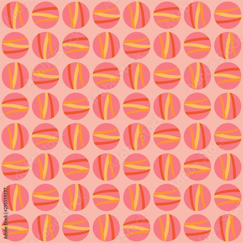 Abstract hand-drawn repeating shapes. Vector seamless pattern design.