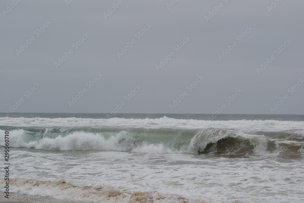 waves on beach