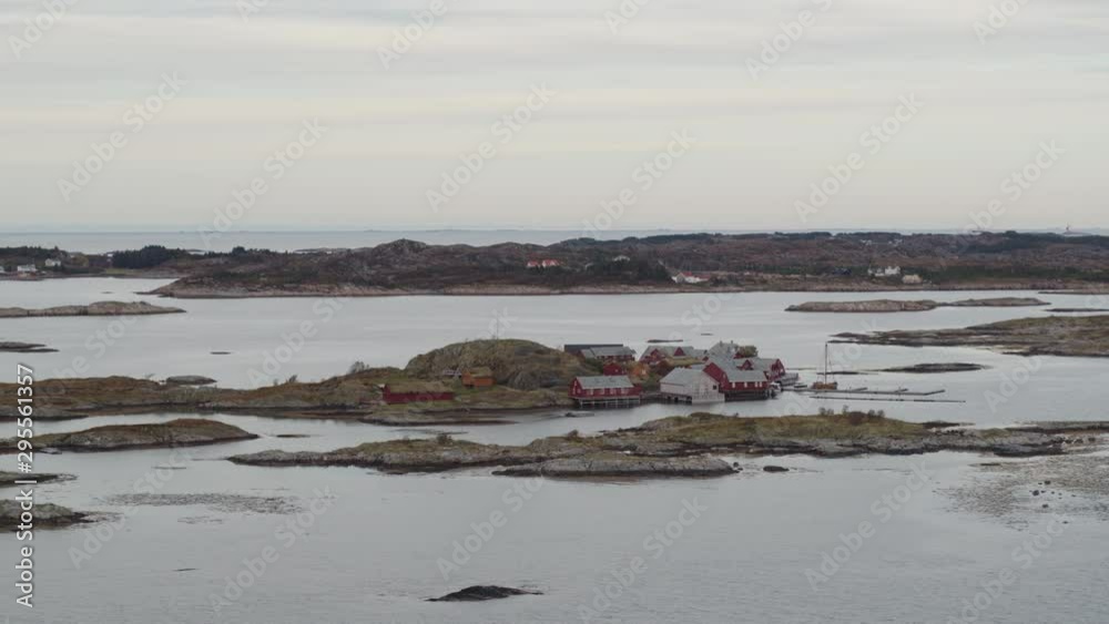 The Haholmen island and museum of west Norway