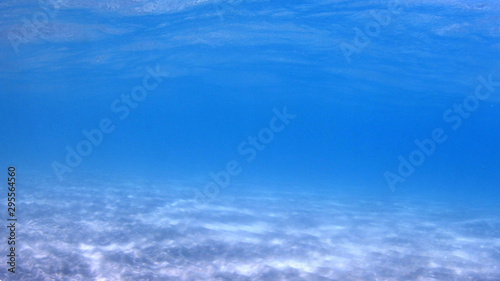 Blue water background in ocean  © Richard Carey