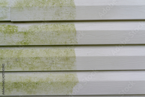 Before & After Power Washing Vinyl Siding 