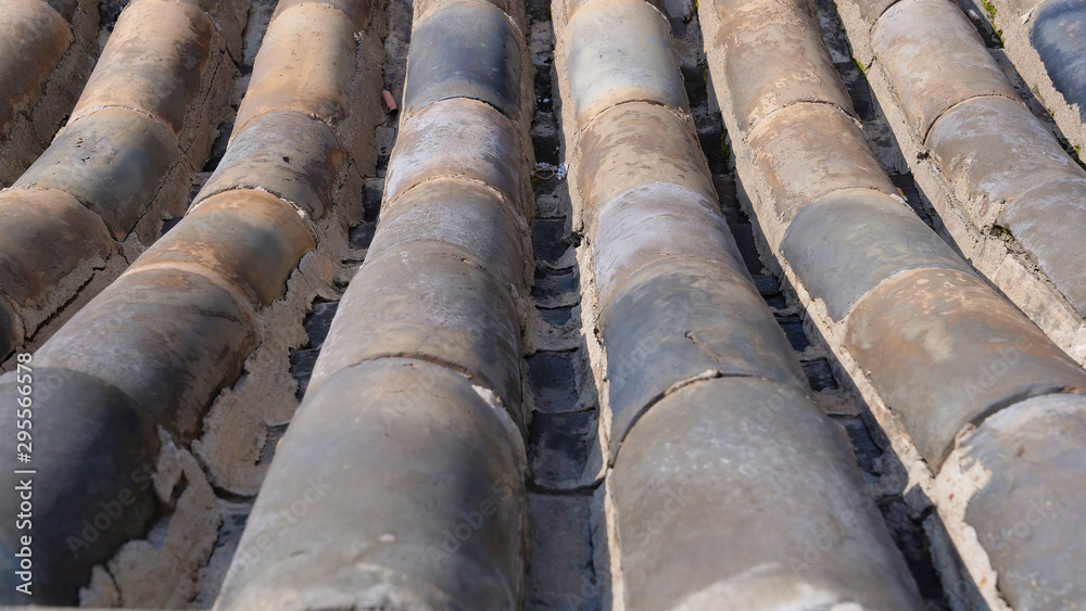 Ancient traditional Chinese architecture stone rock roof tile Ancient traditional Chinese architecture stone rock roof tile