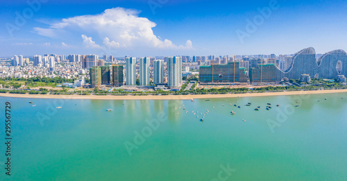 Coastal cityscape of Guangxi  China