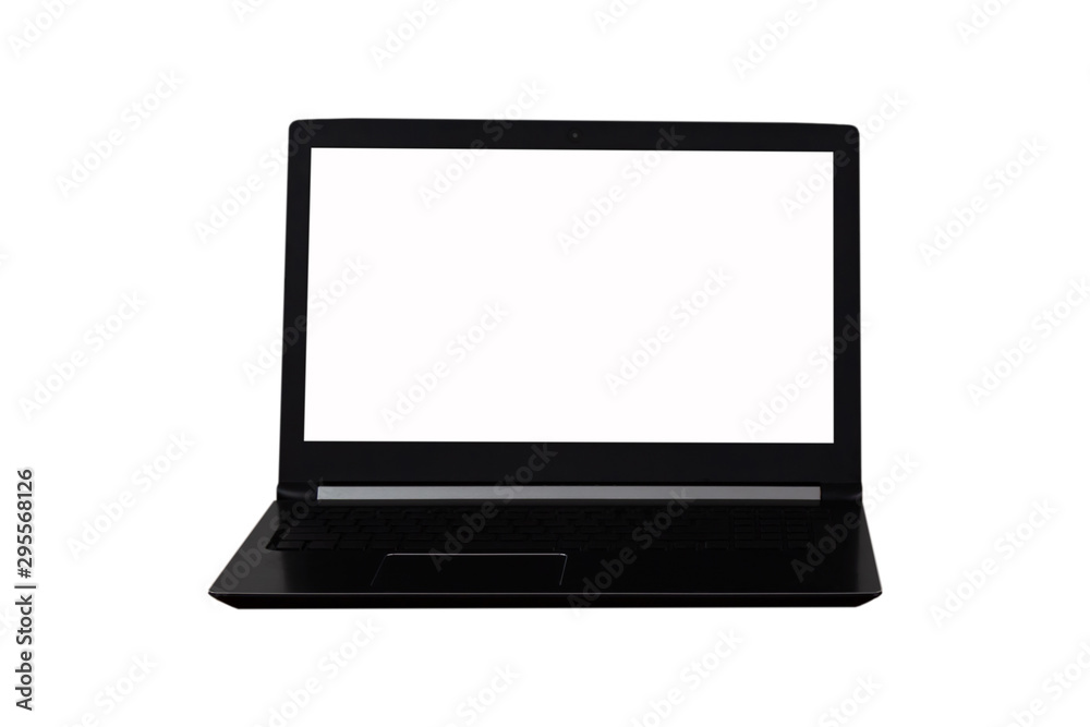 Isolated laptop with empty space on white background Isolated laptop with empty space on white background