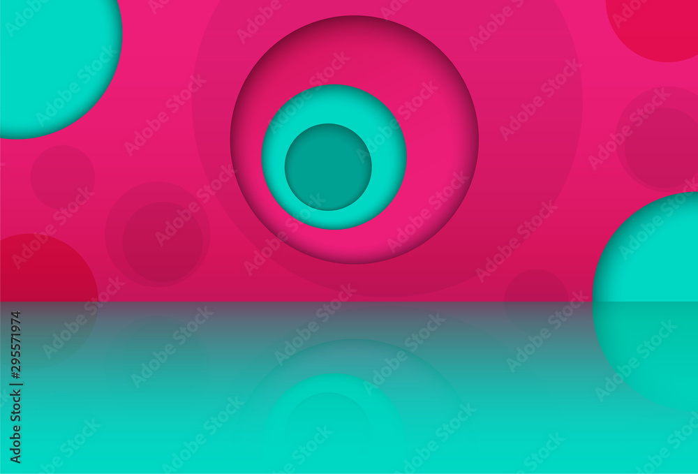 Abstract. Modern design background .Colorful studio room geometric shapes overlap layer ,light and reflection. for display of content design. for advertise product. Vector, illustration. Abstract. Modern design background .Colorful studio room geometric shapes overlap layer ,light and reflection. for display of content design. for advertise product. Vector, illustration.