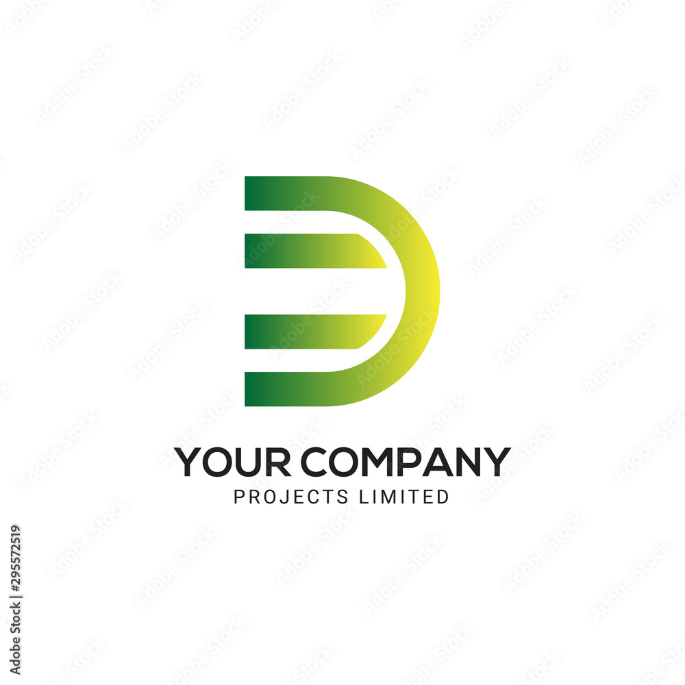 modern D, creative D, abstract D letter logo design template modern D, creative D, abstract D letter logo design template