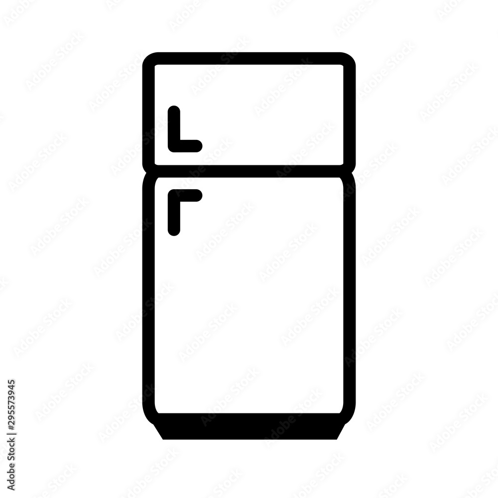 Refrigerator Icon Vector Design Template Refrigerator Icon Vector Design Template