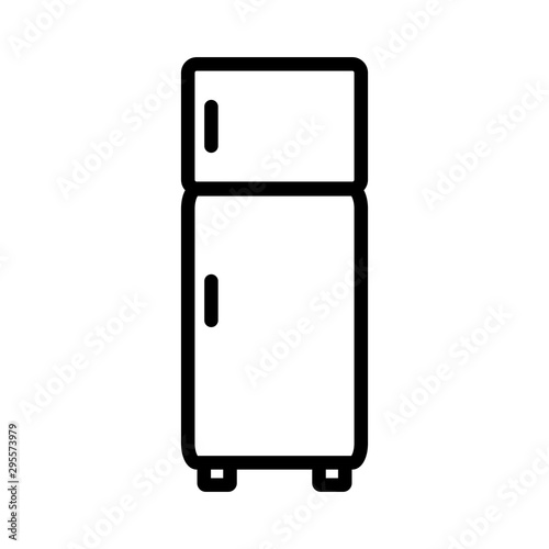 Refrigerator Icon Vector Design Template