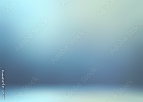 Cold empty room 3d. Matte smooth wall texture. Plain abstract background.