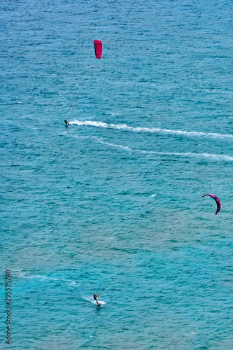 Kitesurf, extreme aquatic sport