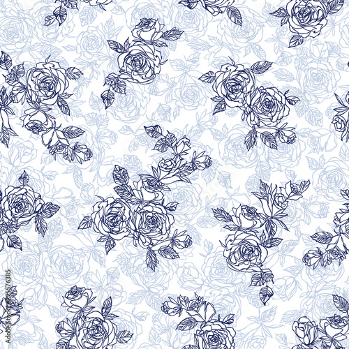 Flower vector illustration material abstract beautifully