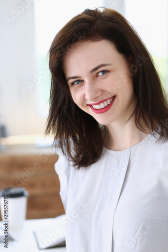 Beautiful smiling businesswoman portrait Free Download Beautiful smiling businesswoman portrait - GFXLoad