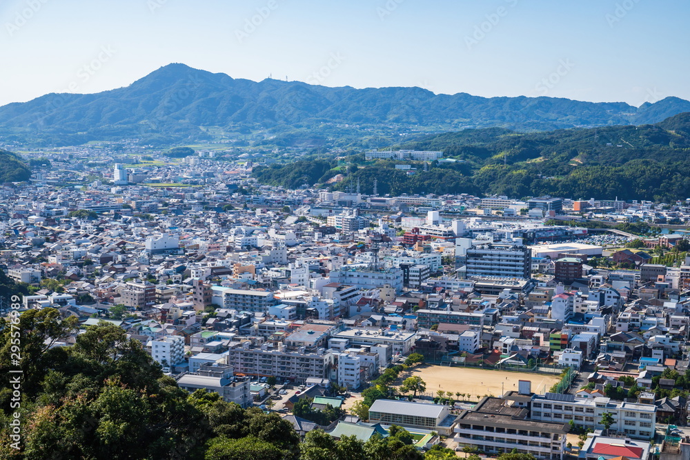 Cityscape of Sumoto city ,Awaji island ,hyogo,Japan