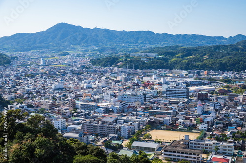Fototapeta Naklejka Na Ścianę i Meble -  Cityscape of Sumoto city ,Awaji island ,hyogo,Japan