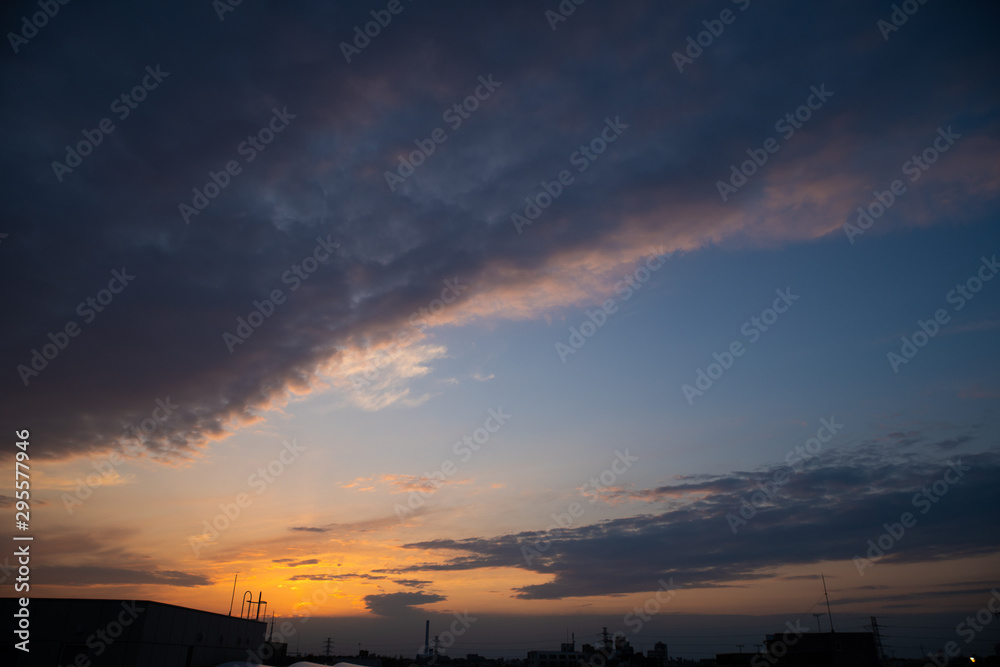 夕方 夕方
