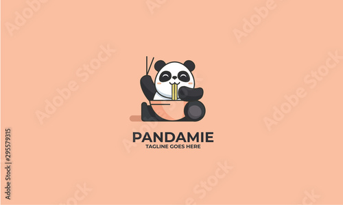 panda logo design