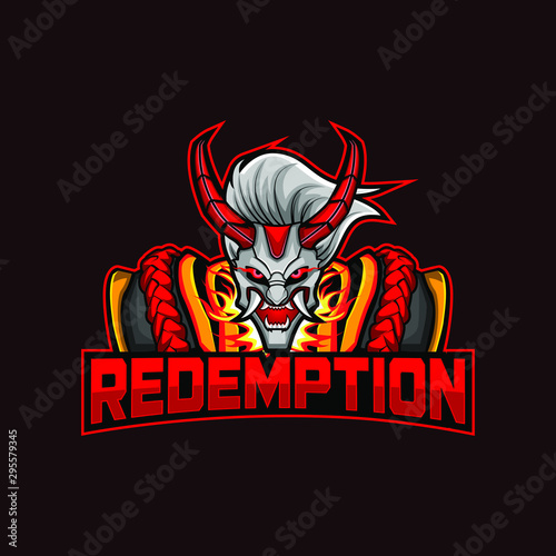 Demon Mascot Logo for Gaming, Stream Channel or Community