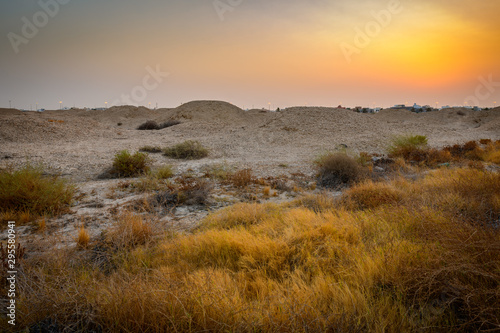 Dilmun Burial Mounds also called Aali royal burial mounds in Bahrain a UNESCO World Heritage Site photo