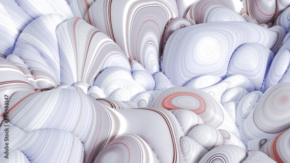 Fototapeta premium Soft, nice abstract background in bright colors. 3d illustration, 3d rendering.