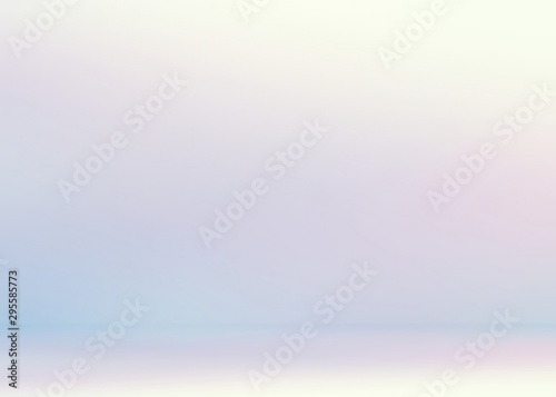 Fototapeta Naklejka Na Ścianę i Meble -  Light empty pastel 3d background. Subtle pink blue white gradient abstraction. Blank studio template.