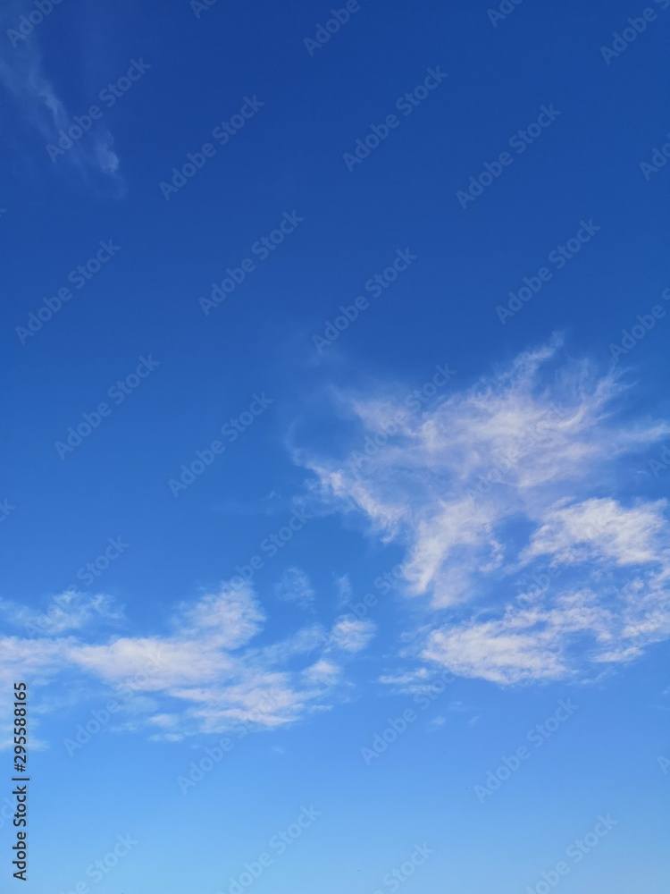 blue sky with clouds