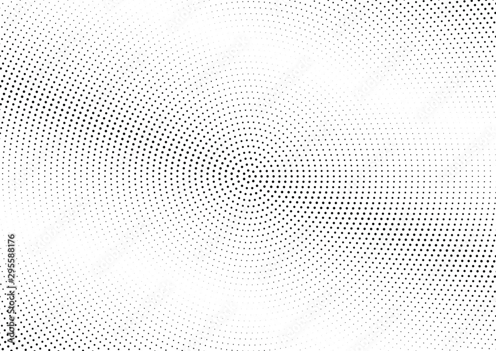 Abstract halftone dotted background. Futuristic grunge pattern, dot and circles.  Vector modern optical pop art texture for posters, sites, business cards, cover, postcards, labels, stickers layout.