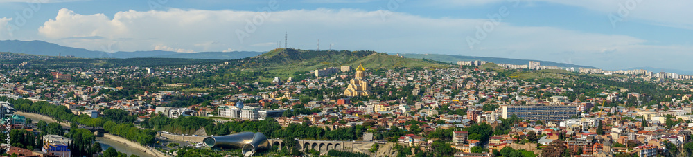 The Panoramic View Of Tbilisi, Georgia