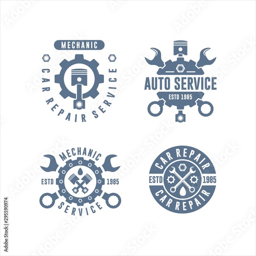 Auto Service Car Repair Design Collections