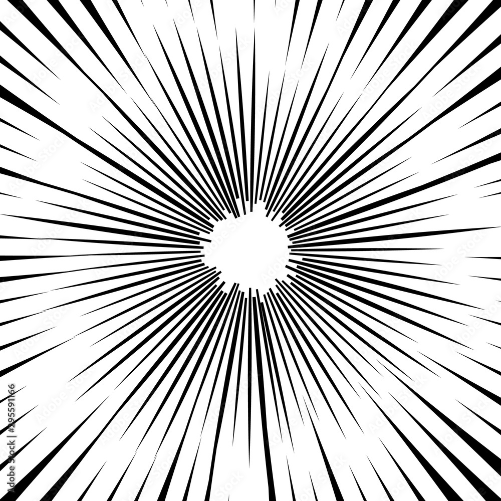 Naklejka premium Comic Double Speed Lines