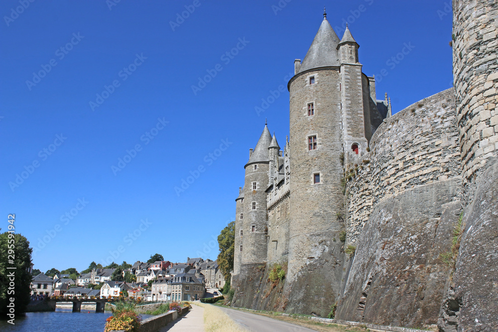 Josselin castle, France