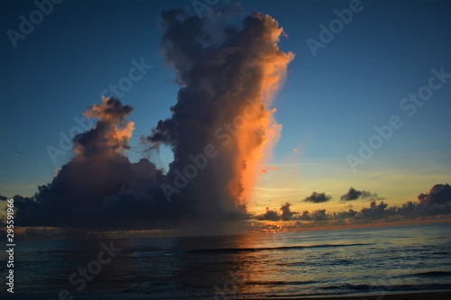 Funny Clouds on a beautiful morning at the sea © Aaryan