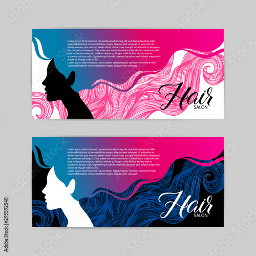 beauty salon template card