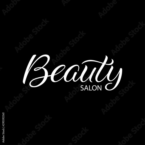 Beauty salon lettering