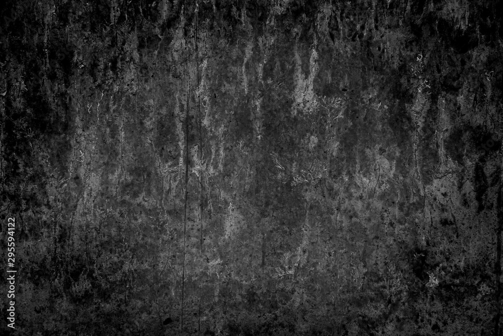 Texture of dark concrete wall, cement background