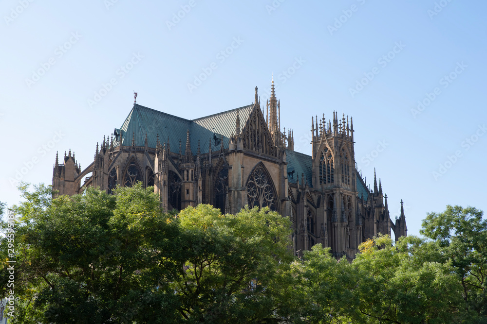 Detail of Metz Cathedral in France