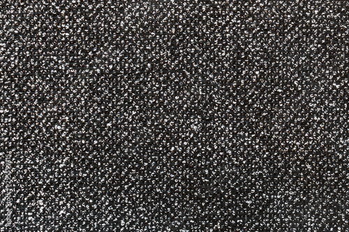Black/white fabric texture background, clouse up