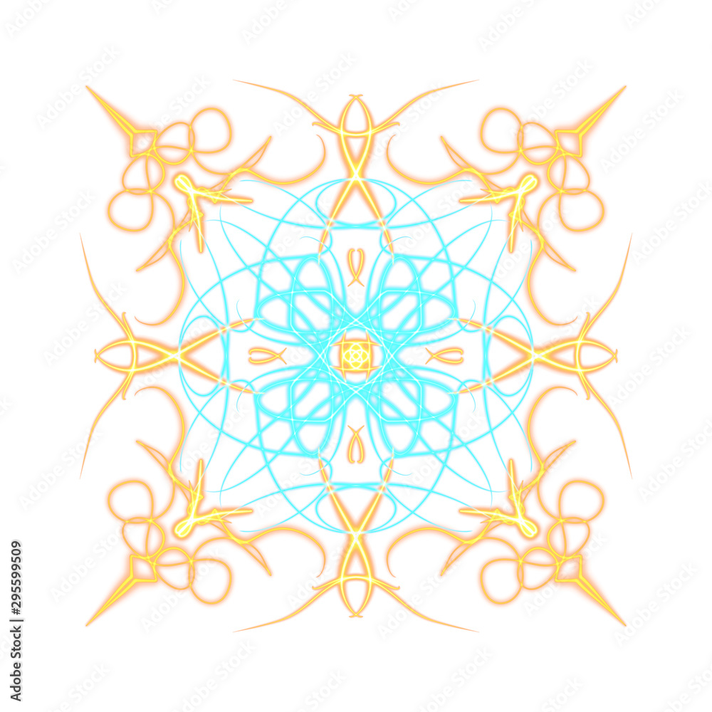 oriental digital mandala illustration design oriental digital mandala illustration design