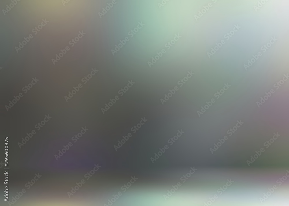 Holographic metal blurred texture. 3d wall and floor grey gleaming background. Precious room template. Holographic metal blurred texture. 3d wall and floor grey gleaming background. Precious room template.